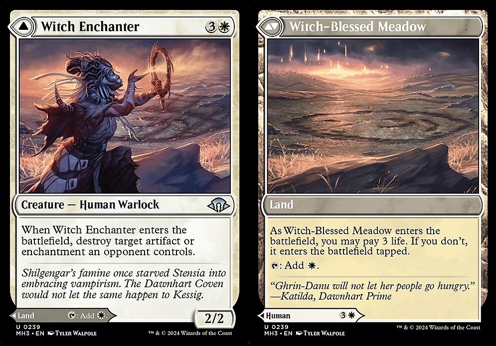 Witch Enchanter // Witch-Blessed Meadow - Foil